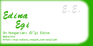 edina egi business card